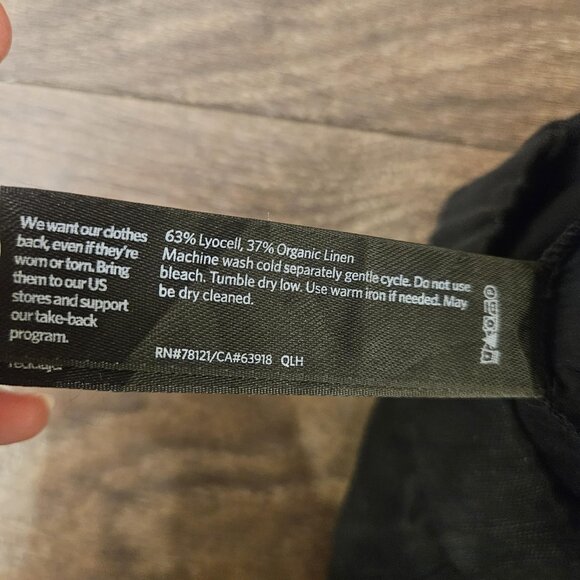 💫NWT Eileen Fisher Women's Tencel & Organic Linen Slub Easy Pant Plus Size 3X - Picture 16 of 16